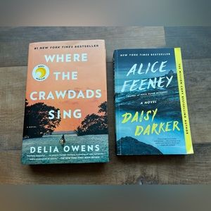 Where the Crawdads Sing by Delia Owens & Daisy Darker by Alice Feeney Books